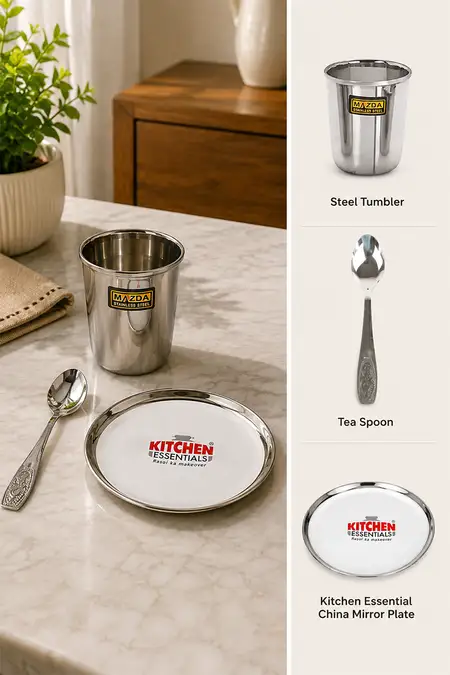 Kitchen & Dining Essentials - Combo of 3