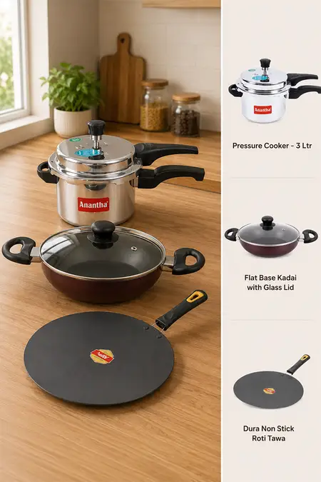 Cooking Essentials Combo - Combo of 3