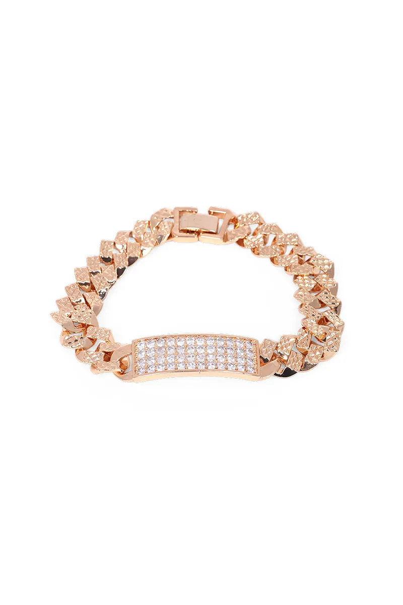 Classic Cuban Link Chain Bracelet for Men