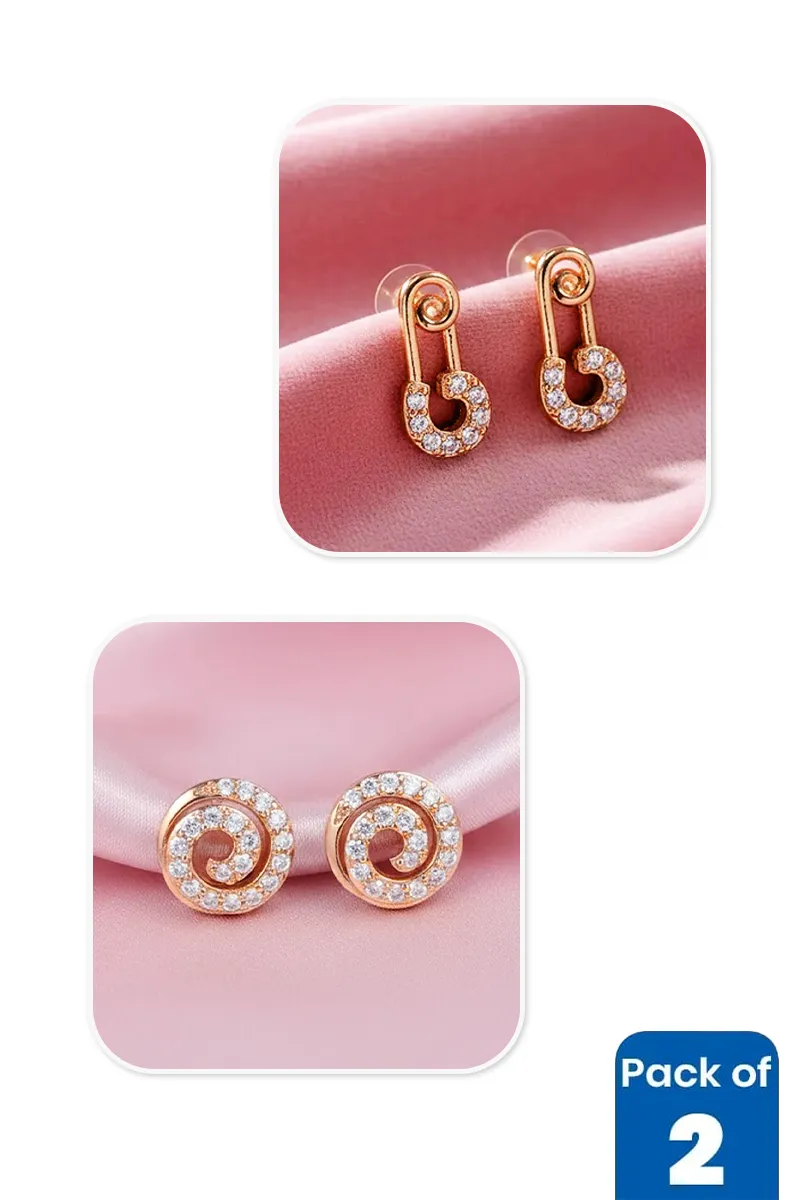 Earrings Combo JWCOMBO0217GOL