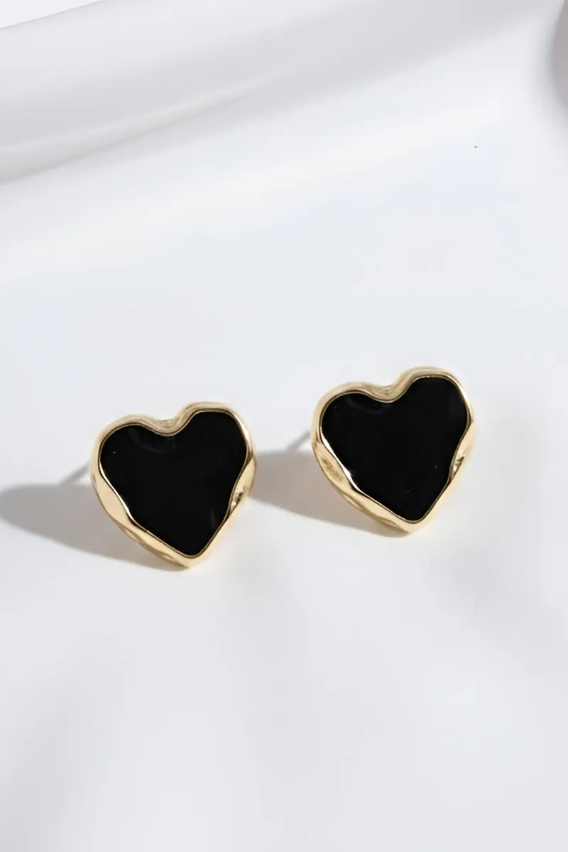 Heart Shape Stud Earrings for Girls JWE0000023BLA