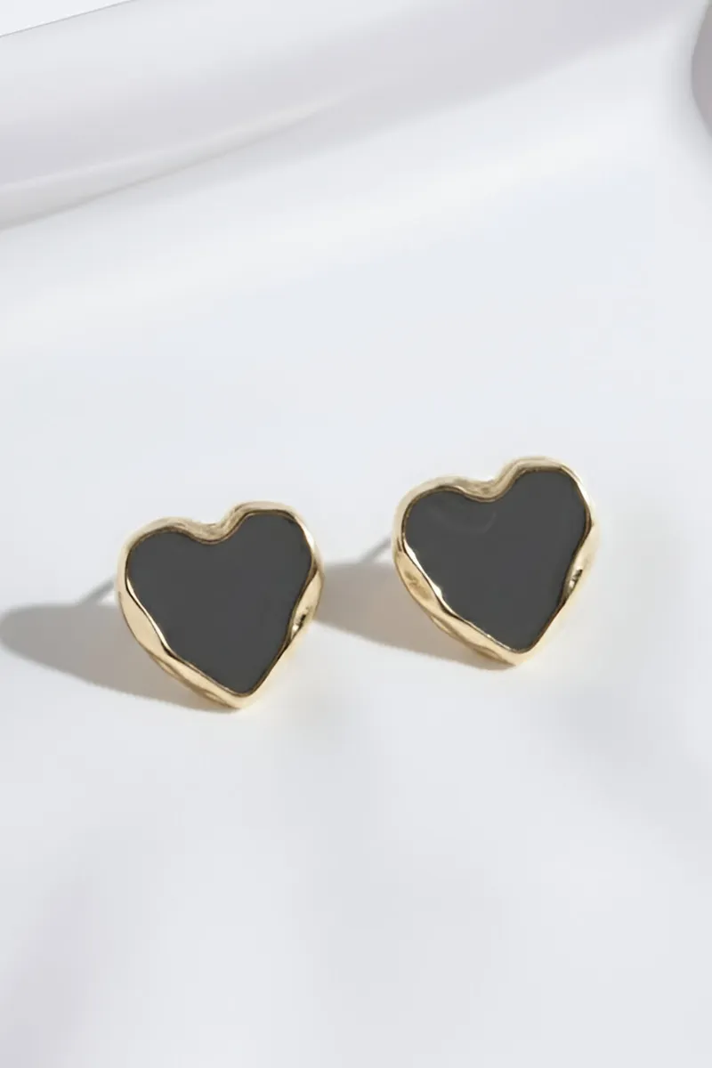 Heart Shape Stud Earrings for Girls JWE0000023GRE2