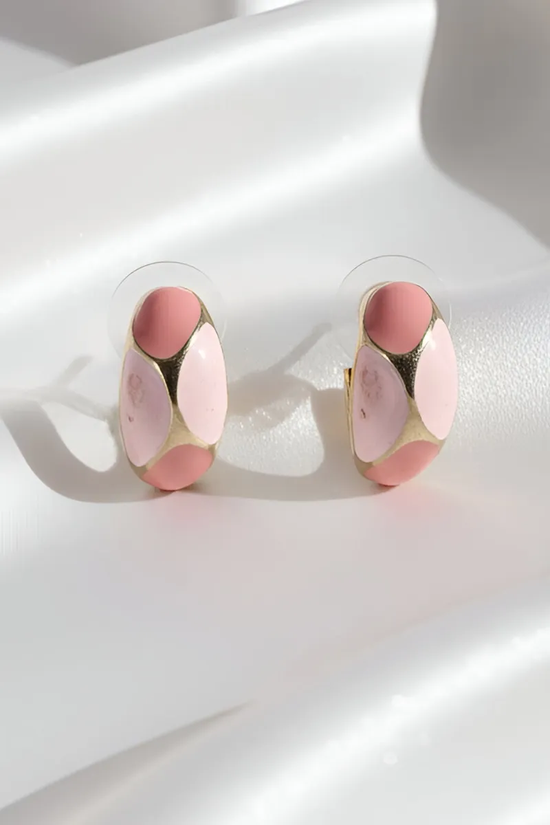 Half Hoop Stud Earrings for Girls JWE0000029PIN
