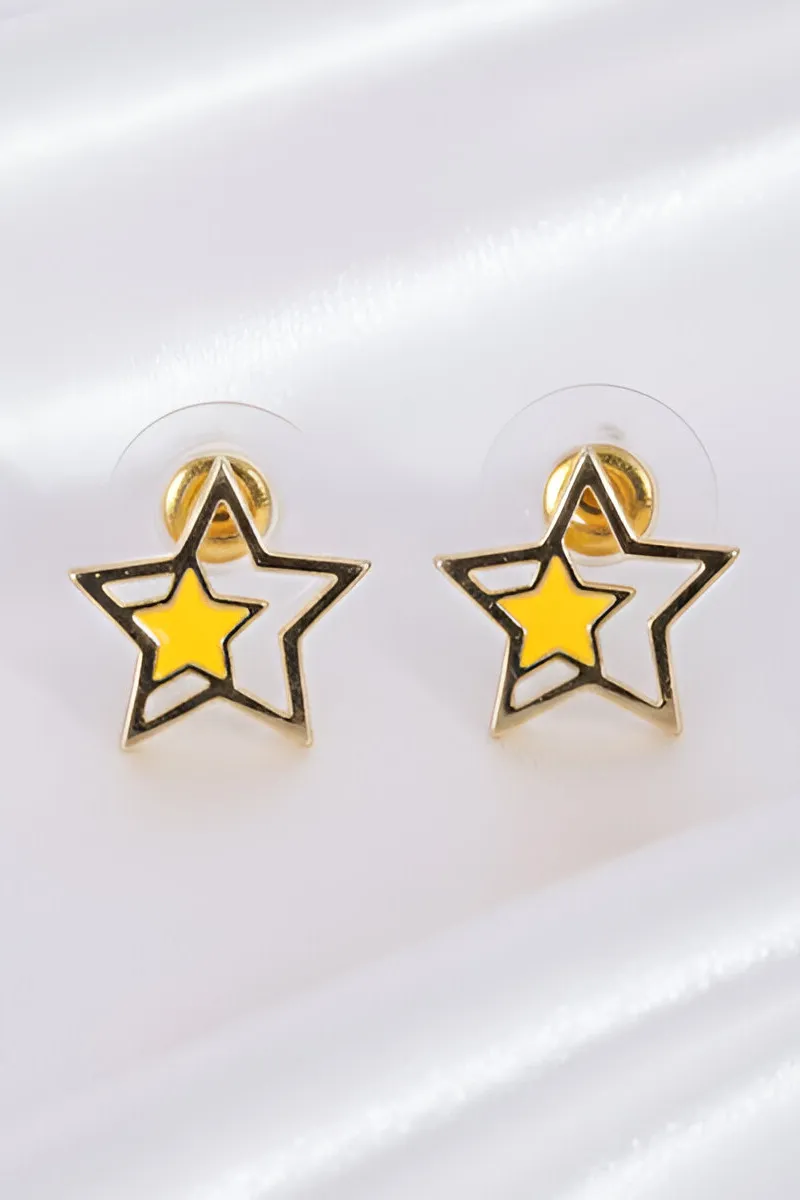 Star Shape Stud Earrings for Girls