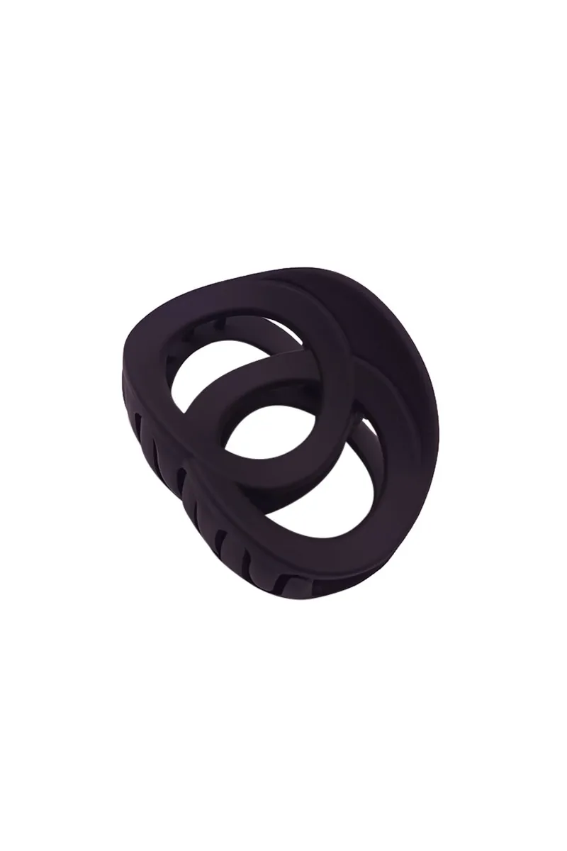 Double Loop Hair Claw Clip for Girls & Women - Small JWH000003BRO