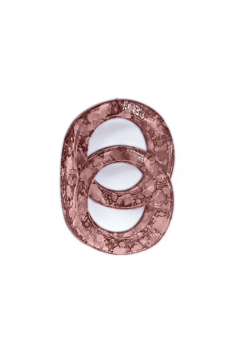 Double Loop Hair Claw Clip for Girls & Women - Small JWH000008BRO