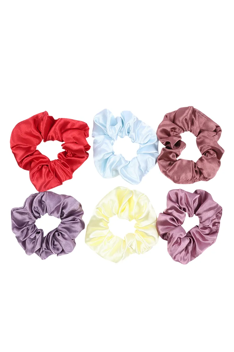 Satin Silk Scrunchies for Women & Girls