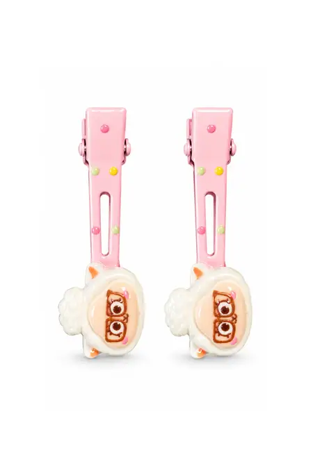 Charm Alligator Hair Clips for Girls - Pack of 2