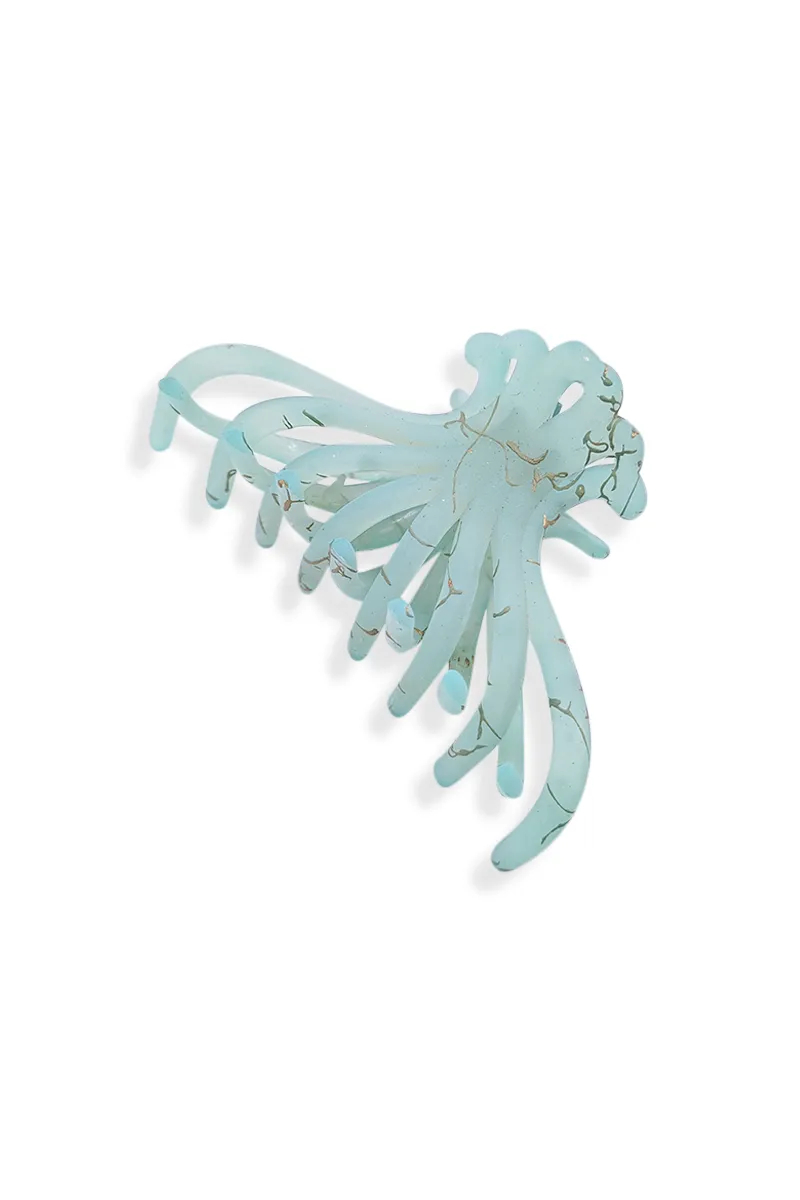 Matte Marble Hair Claw Clip for Women - Medium