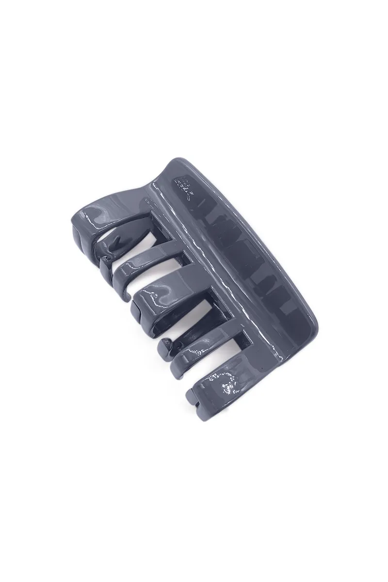 Glossy Finish Medium Hair Claw Clip for Women - Medium JWH000021GRE2