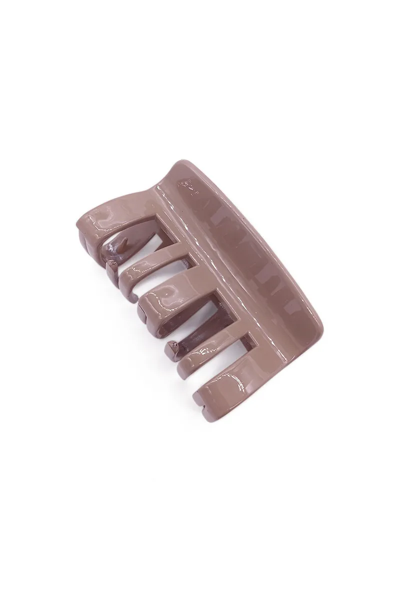 Glossy Finish Medium Hair Claw Clip for Women - Medium JWH000021LIGBRO