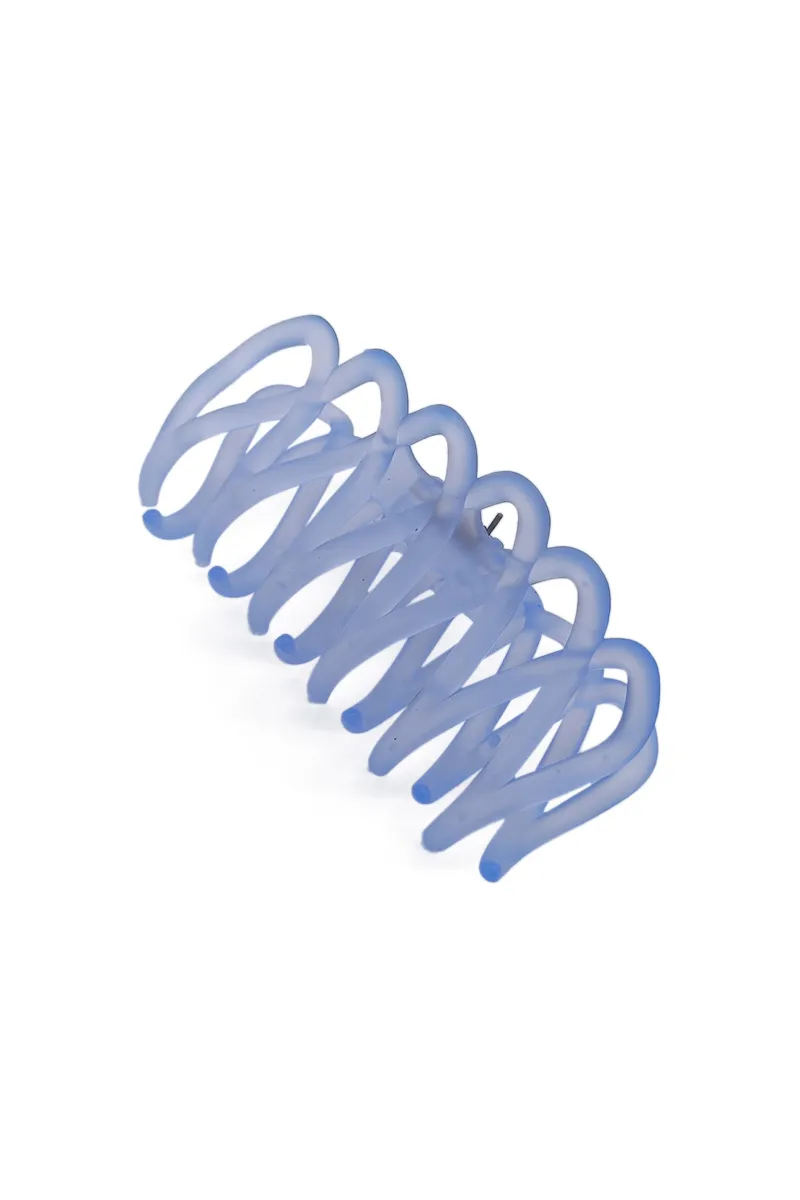 Wave Pattern Hair Claw Clip for Women - Medium JWH000024BLU