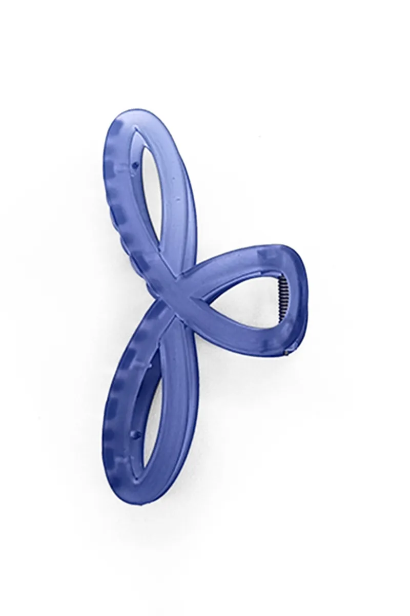 Infinity Shape Hair Claw Clip for Women - Large