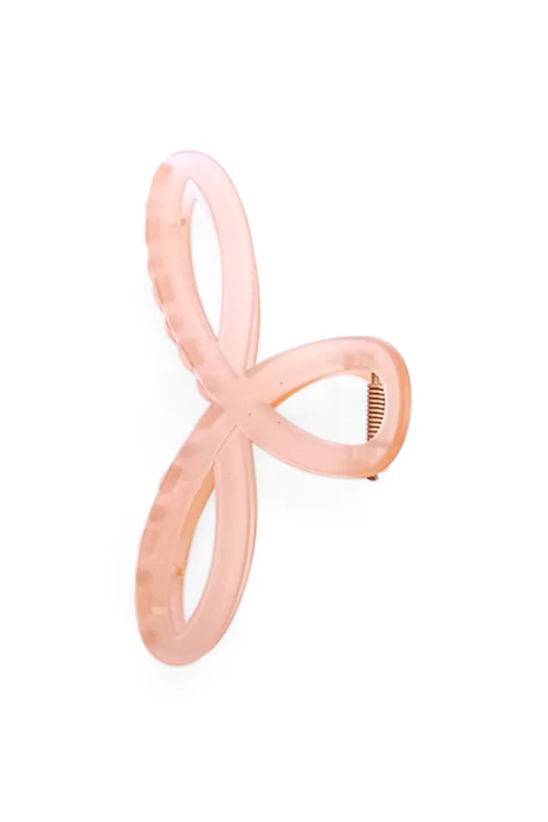 Infinity Shape Hair Claw Clip for Women - Large