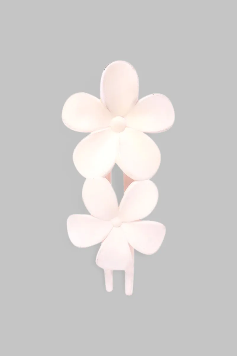 Dual Flower Alligator Hair Claw Clip for Girls & Women JWH000027SAN