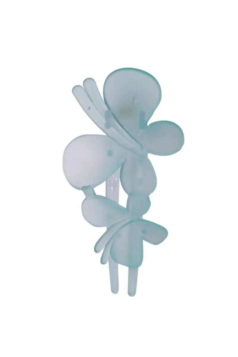Dual Butterfly Alligator Hair Claw Clip for Girls & Women JWH000028GRE