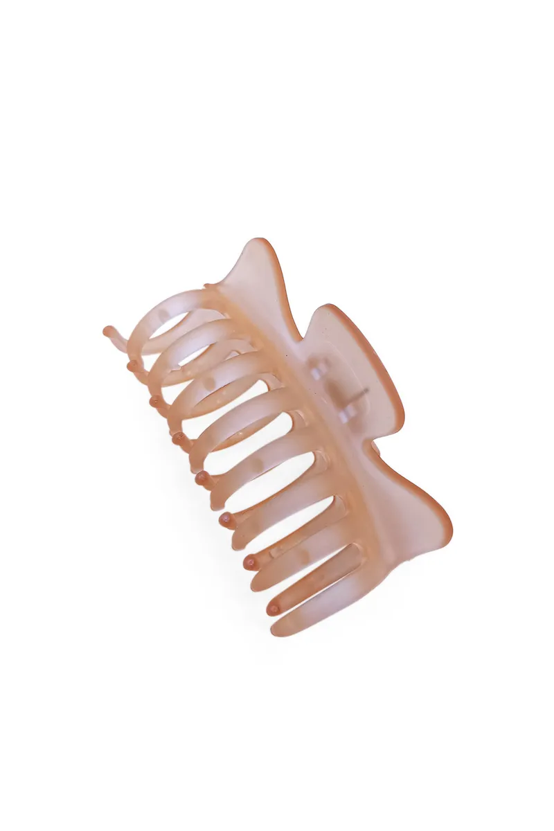 Matte Wide-Tooth Hair Claw Clip for Women - Medium