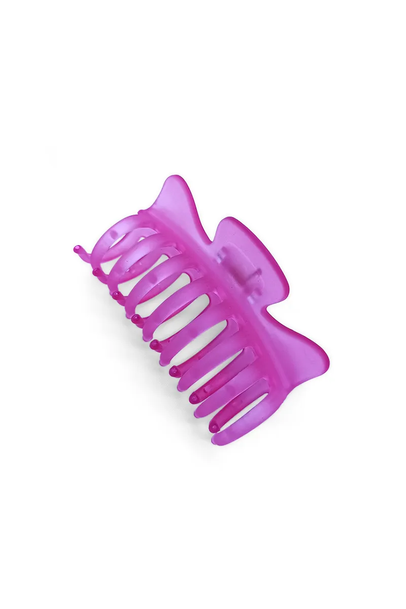 Matte Wide-Tooth Hair Claw Clip for Women - Medium JWH000030PIN