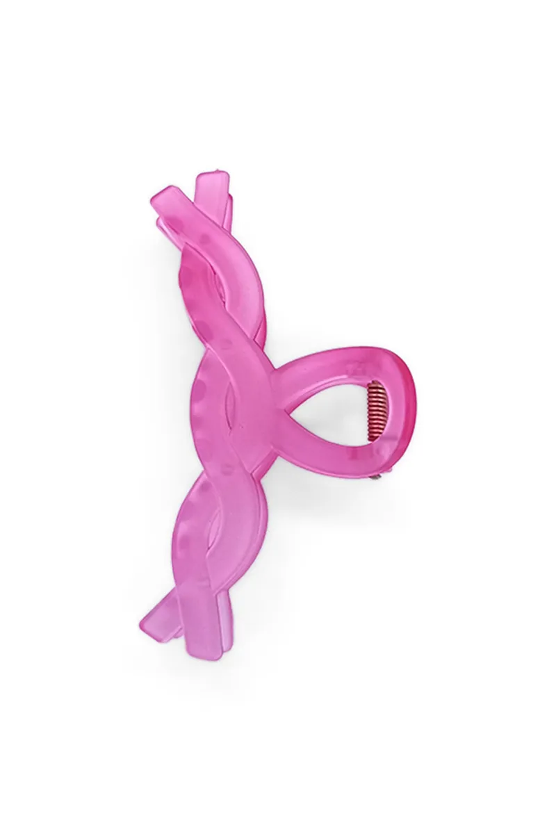 Twist-Design Hair Claw Clip for Girls & Women - Medium JWH000032PIN