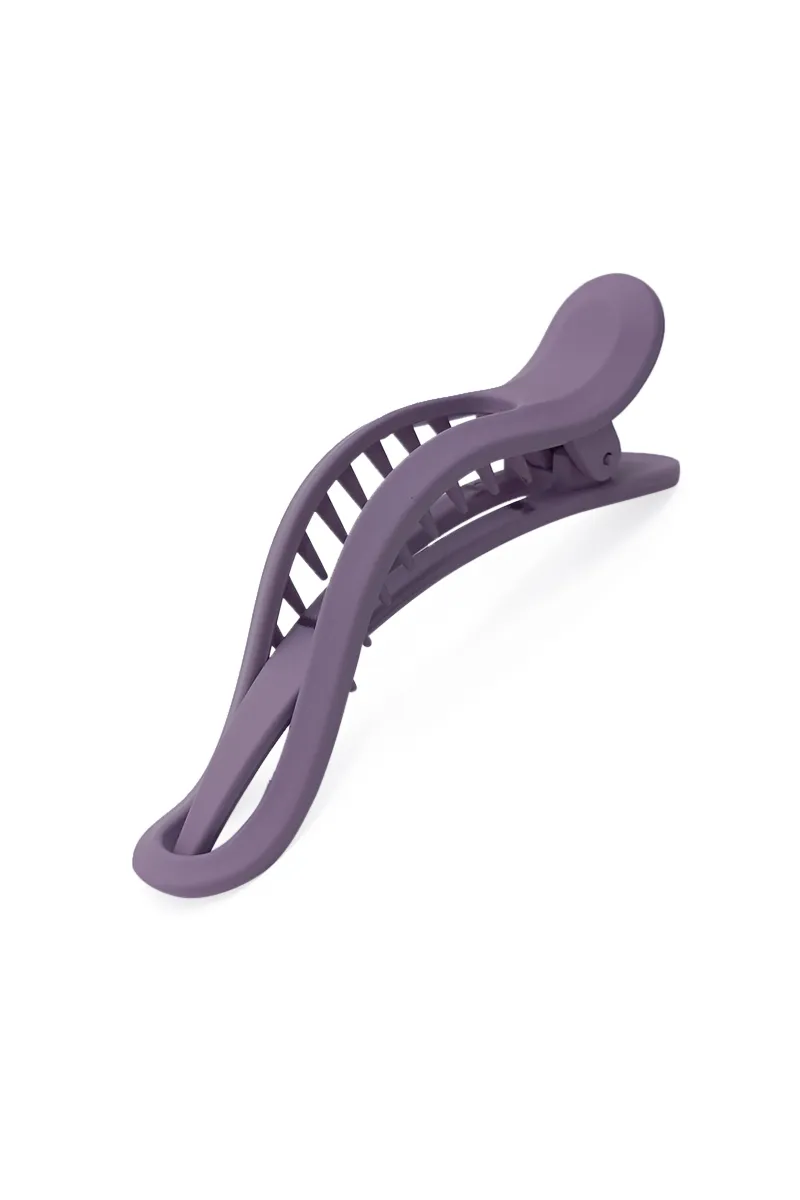 Wave-Design Alligator Hair Claw Clip for Girls & Women - Medium
