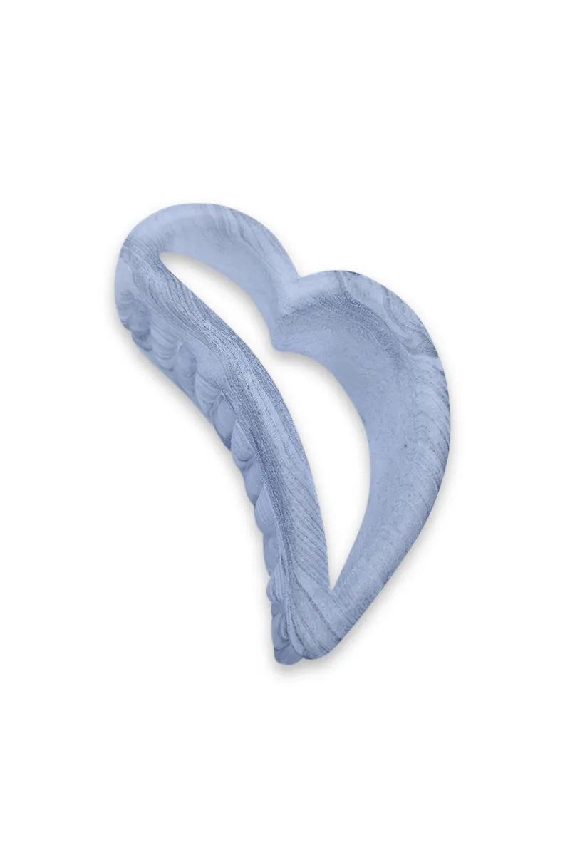 Heart Design Hair Claw Clip for Girls & Women - Small JWH000039WHI