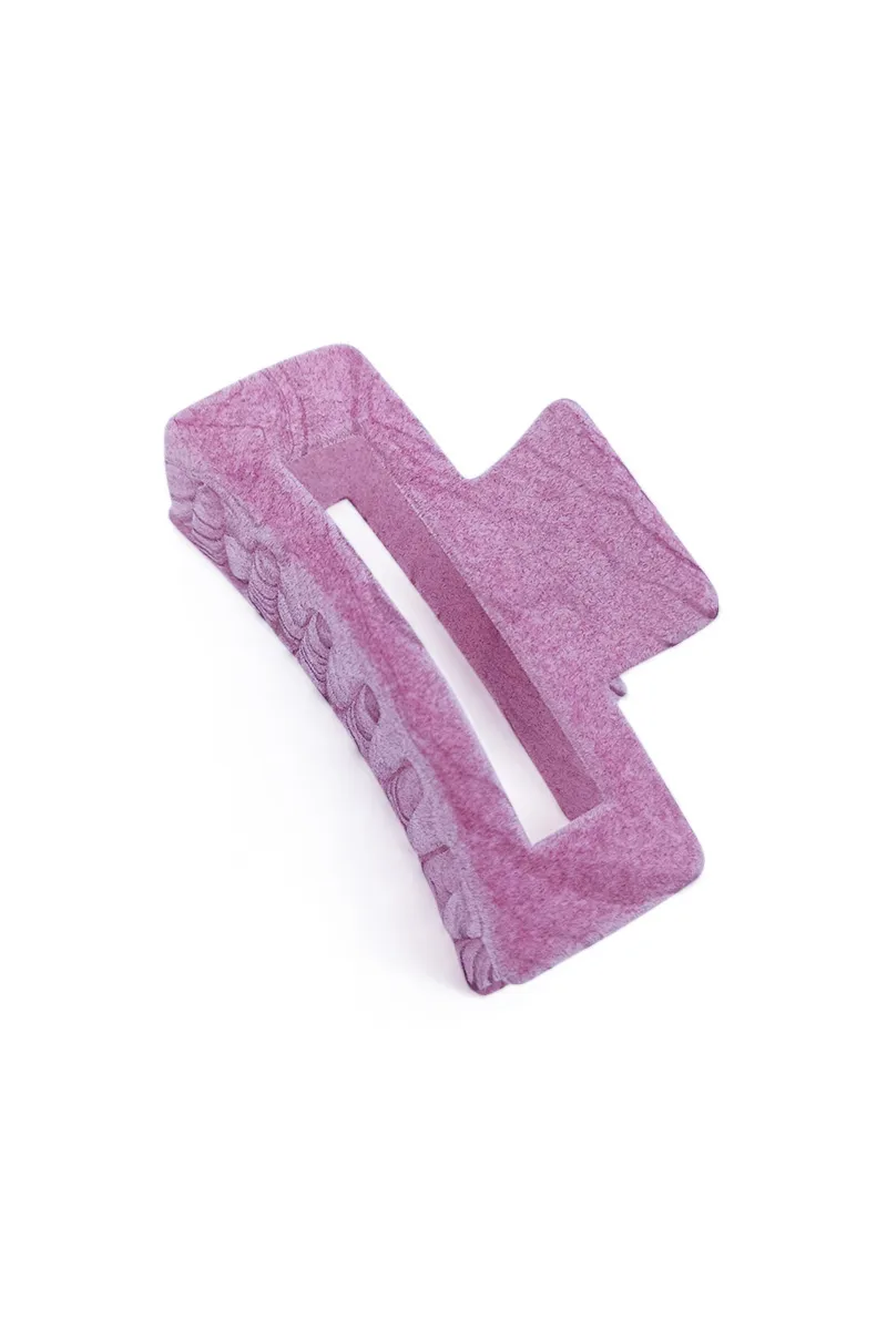 Marbled Rectangle Hair Claw Clip for Women - Large JWH000041PIN