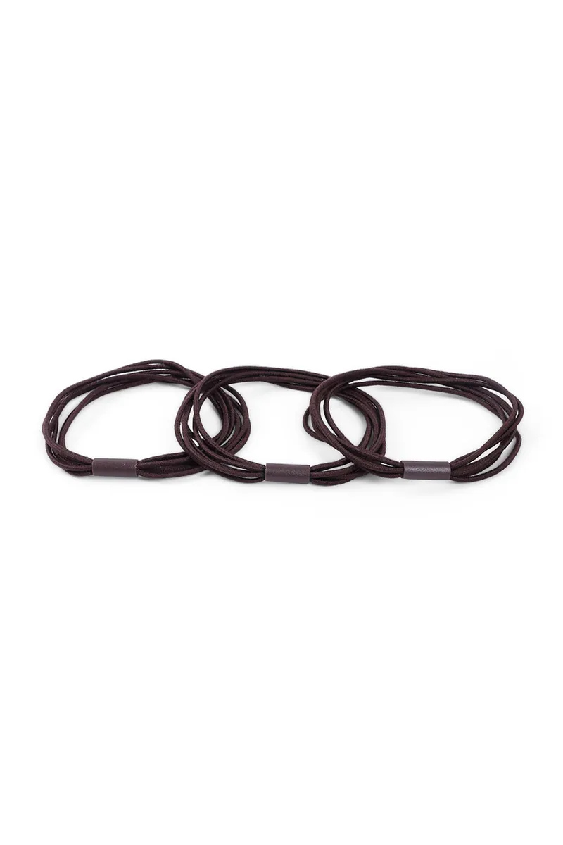 3 Pcs Multi-Strand Elastic Hair Bands for Women JWH000050DARBRO