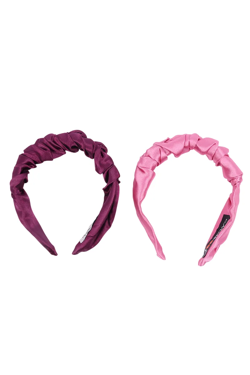 Satin Fabric Knot Headbands for Girls & Women