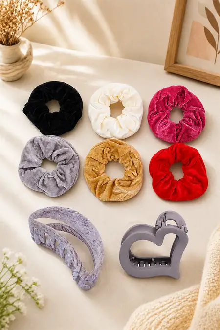Pack of 3 Everyday Hair Accessories Combo for Women