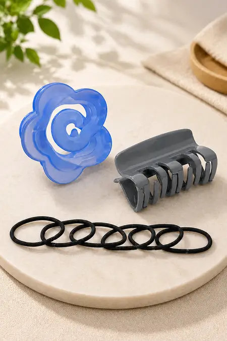 Pack of 3 Daily Wear Hair Accessories Combo for Women