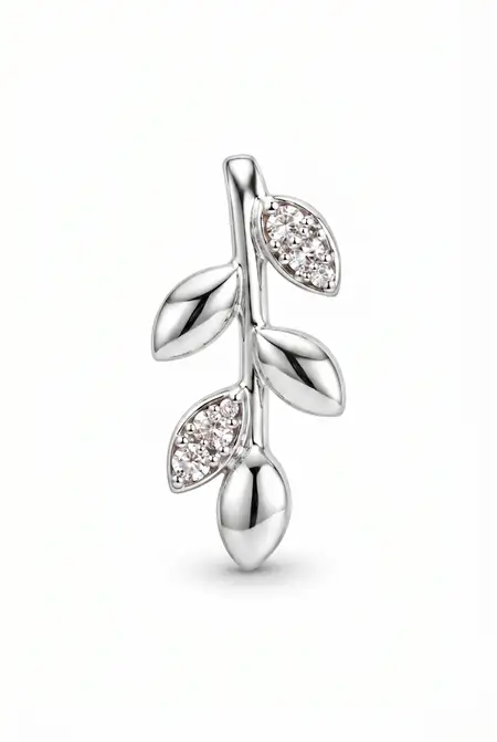 Leaf Clip-On Nose Pin for Women