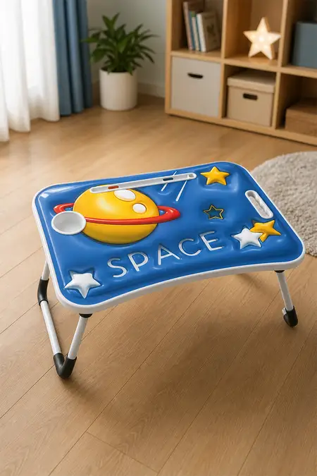 Foldable Study Table – Space Planet Cartoon Design