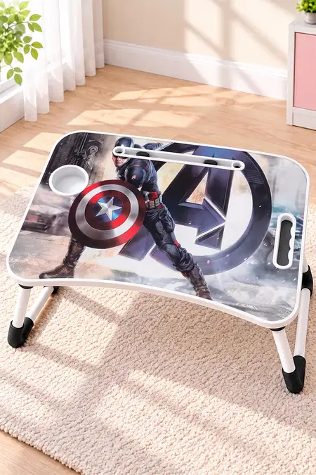 Captain America Theme Kids Study Table