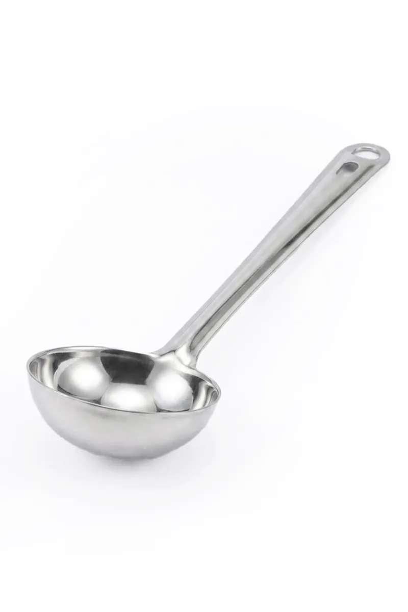 Stainless Steel Serving Ladle - Large, Silver
