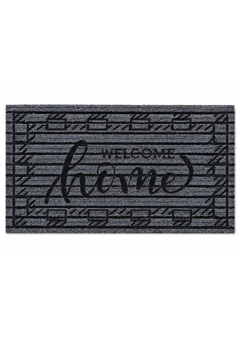 Microfiber & Rubber Printed Door Mat- 70 x 46 CM (Approx), Assorted Designs