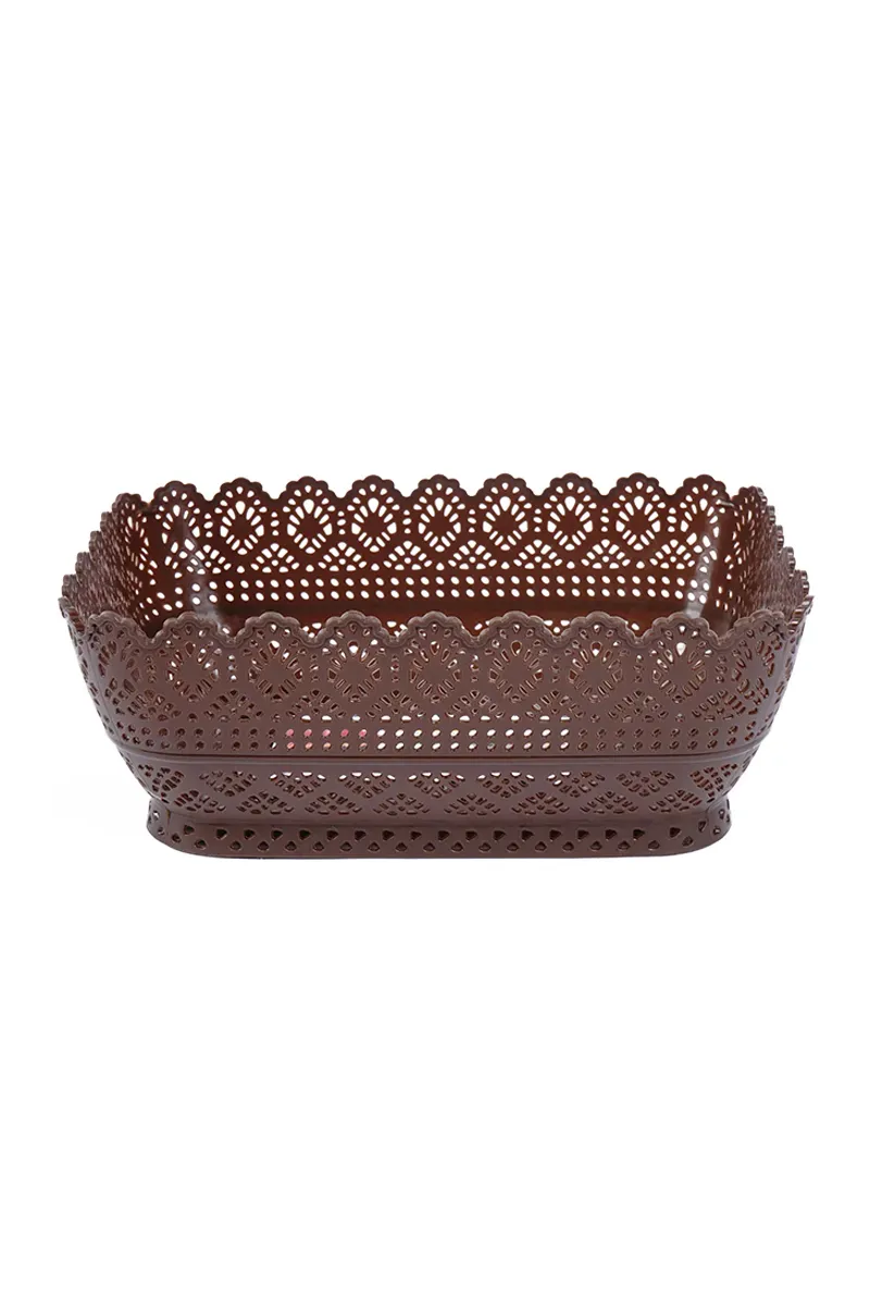 Aristo Phoenix Plastic Multipurpose Basket - 22CM, Brown MMHK1684BASBRO Madhavaram R10 - S3 - B1 - 1605041250