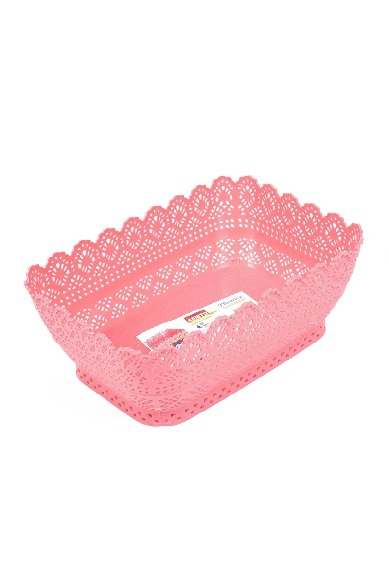 Aristo Phoenix Plastic Multipurpose Basket - 22CM, Pink MMHK1684BASPIN Madhavaram R10 - S3 - B3 - 1605041250