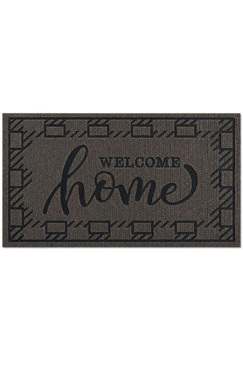 Microfiber & Rubber Printed Door Mat- 70 x 46 CM (Approx), Assorted Designs