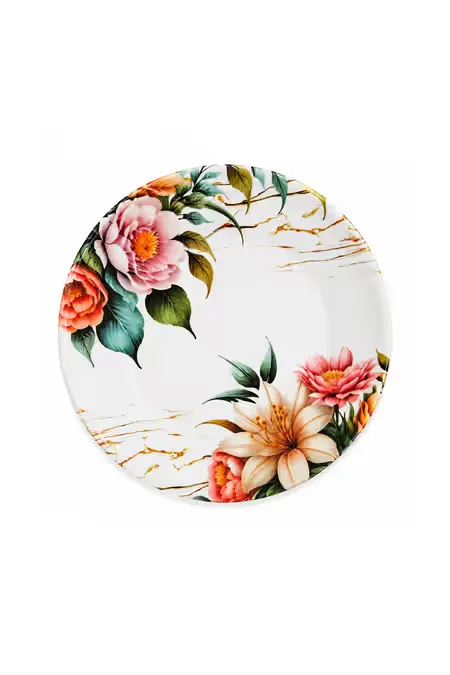 Melamine Small Serving Plate - 19 Cm