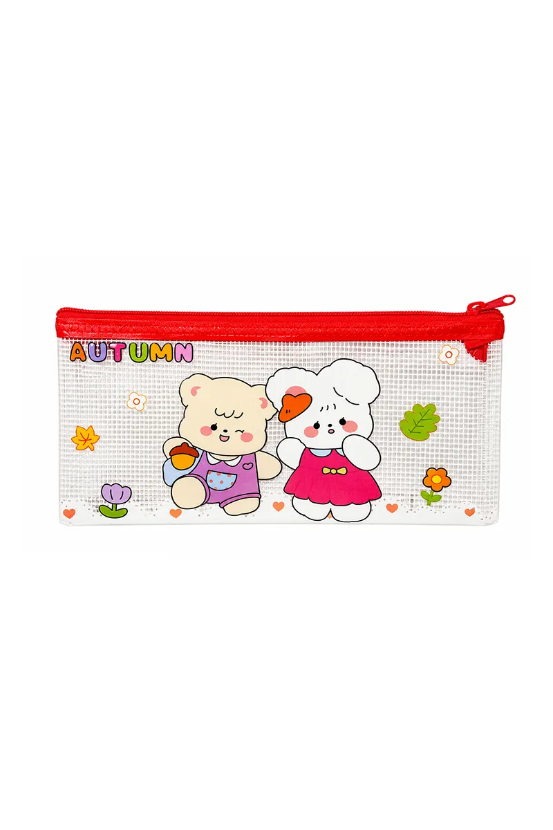 Printed Transparent Pouch, Small - Pack of 1