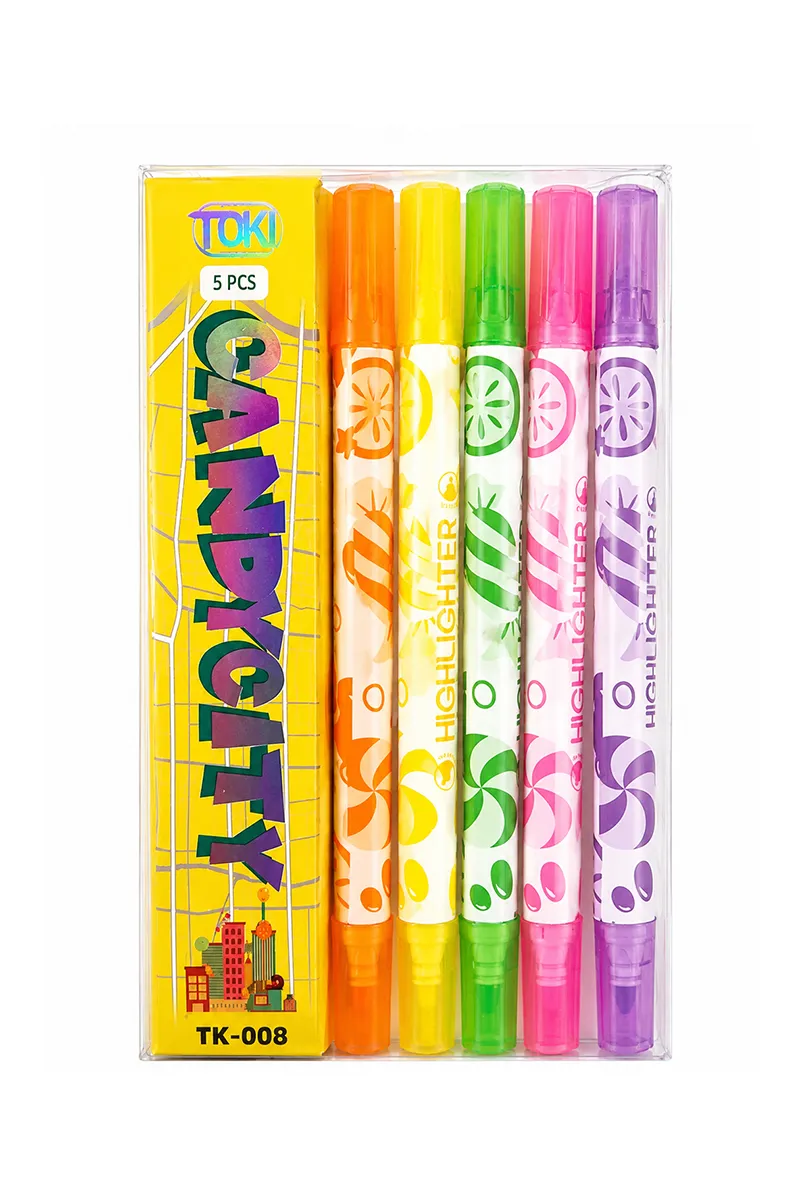 Neon Highlighter 5 Shades - Pack of 5