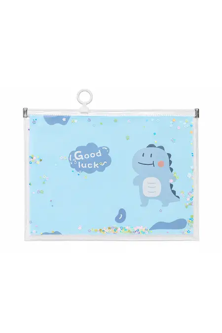 Plastic Small Zip File - Pack of 1