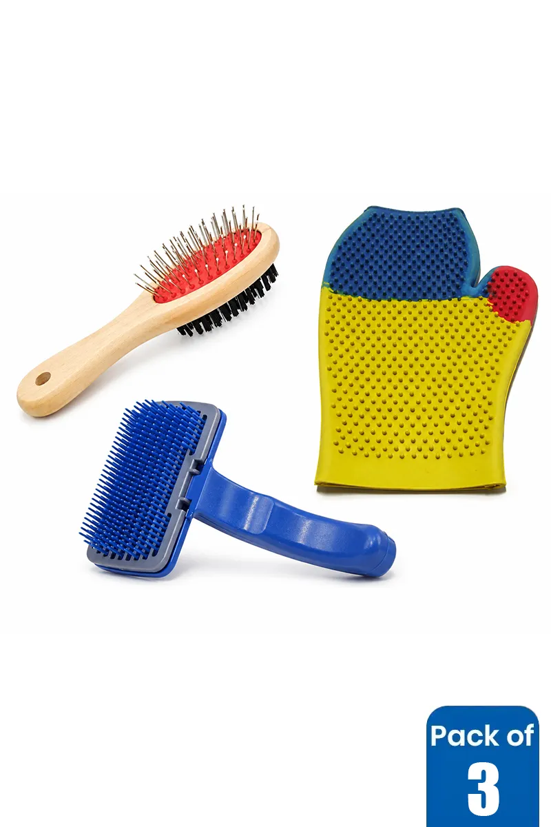 Complete Pet Care Combo - Pack of 3