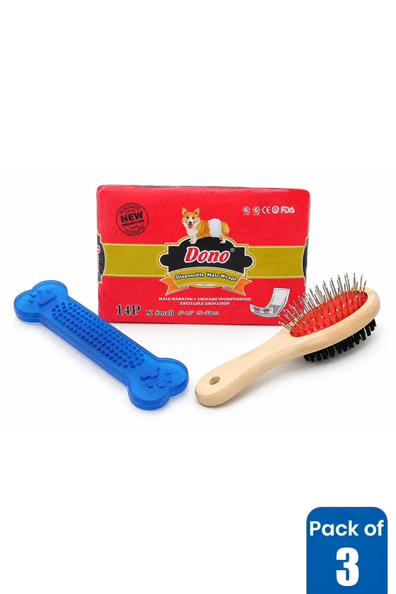 Complete Pet Care Combo - Pack of 3