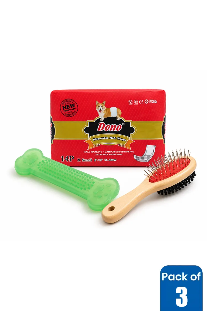 Complete Pet Care Combo - Pack of 3
