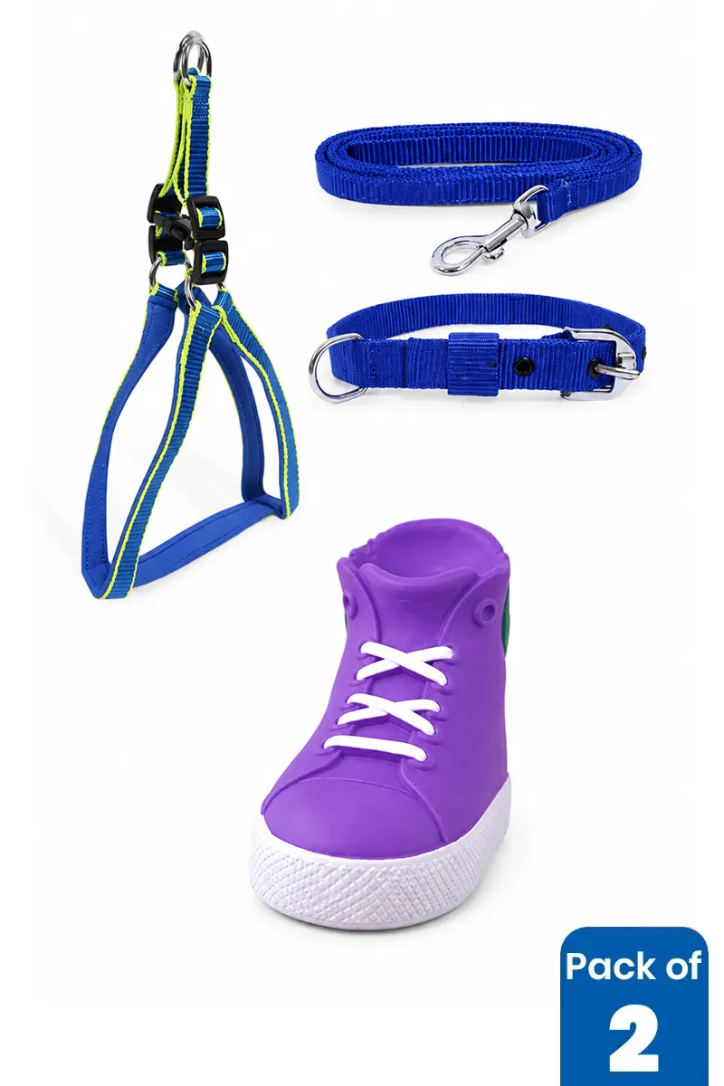 Complete Dog Collar & Play Combo Set - Pack of 2