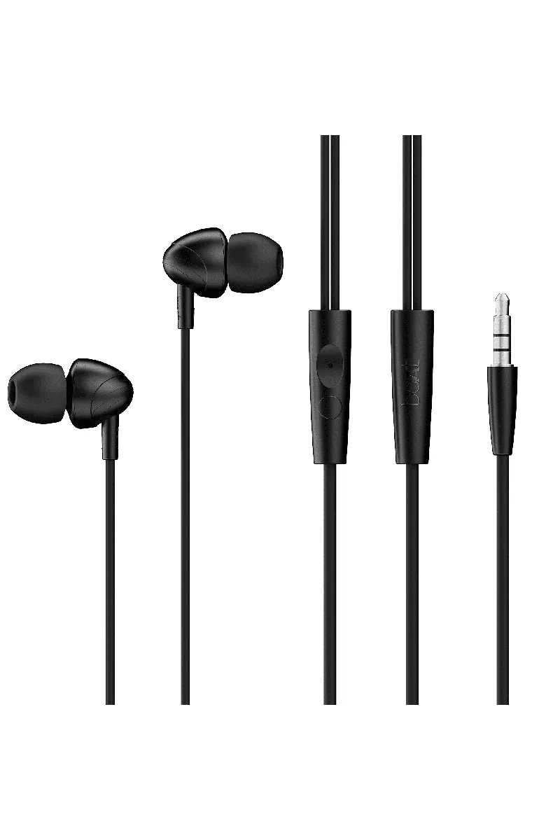 boAt BassHeads 210 3.5mm Jack In Ear Wired Earphone with  Signature Sound (Assorted)