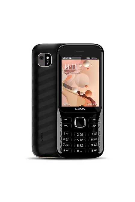 Lava Gem 2025 Dual Sim Keypad Mobile Phone with Stereo Speakers, 2575 mAh Battery (Assorted)