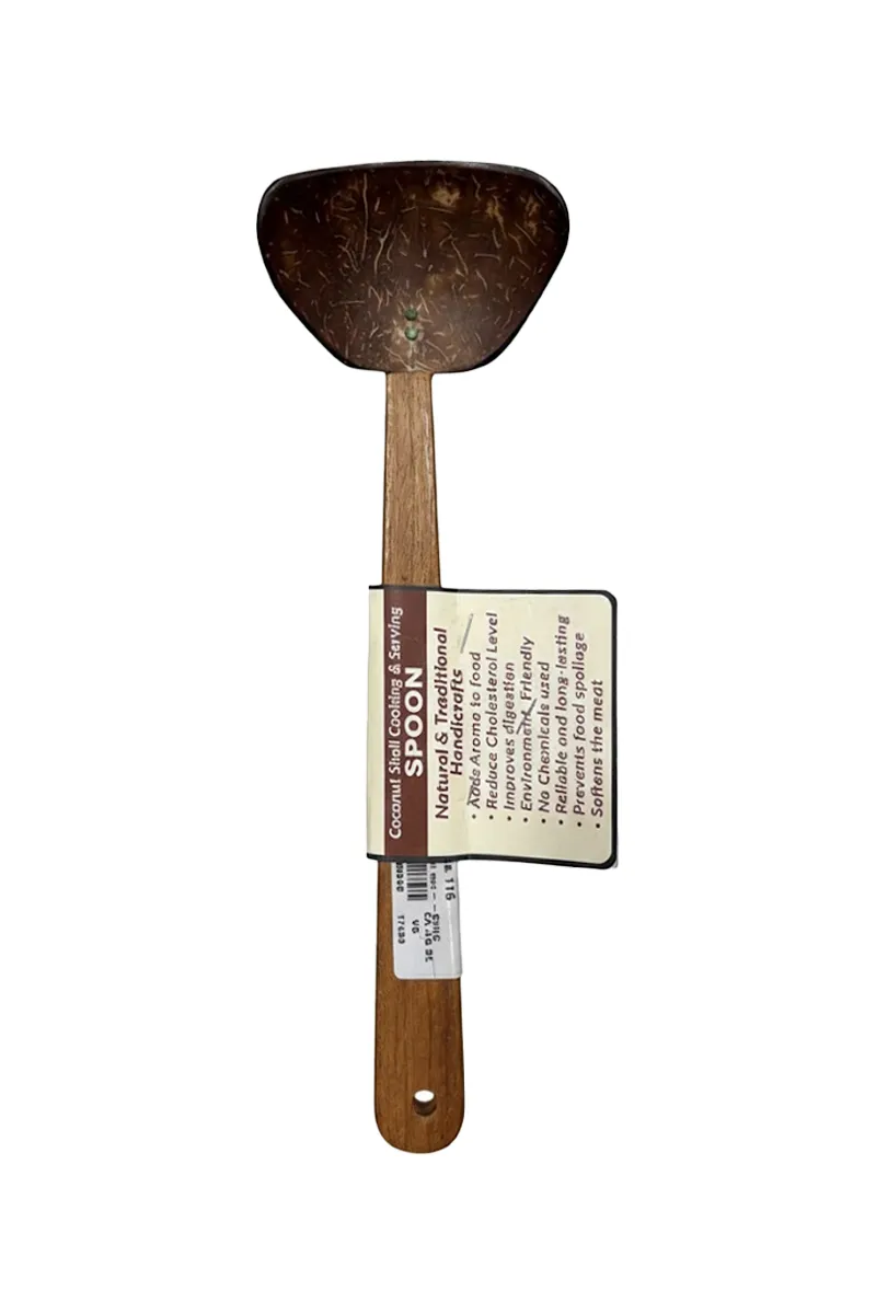 Wood Coconut Shell Spoon - PORUR