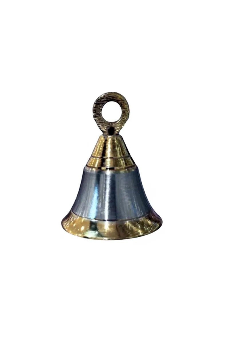 Brass Iyappa Bell - Small - Gold - PORUR POHK1001BELGOL